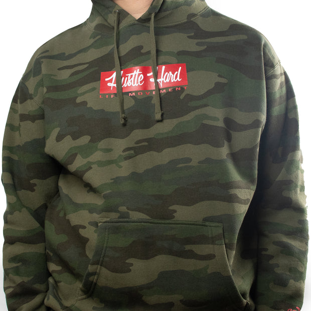 Hustle Hard Script | Camo Sweatsuit