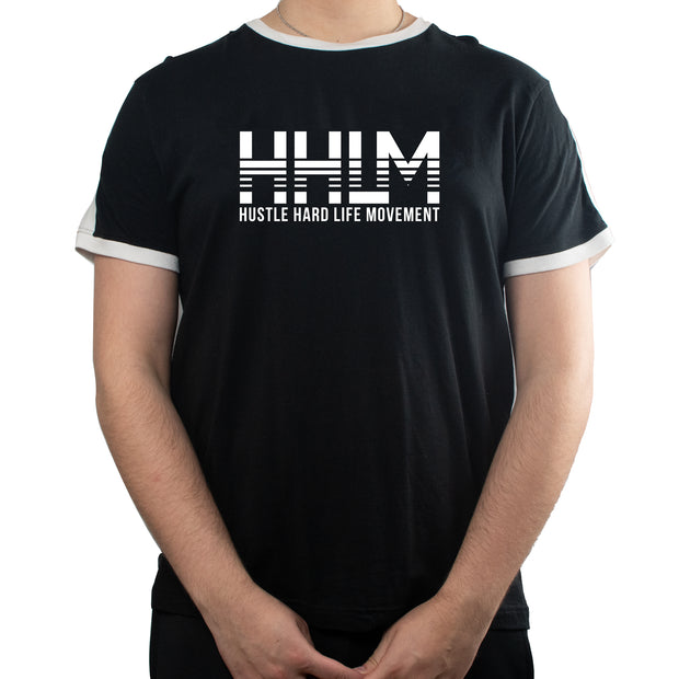 HHLM Fade Away | B&W Ringer Tee