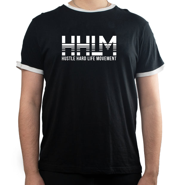 HHLM Fade Away | B&W Ringer Tee